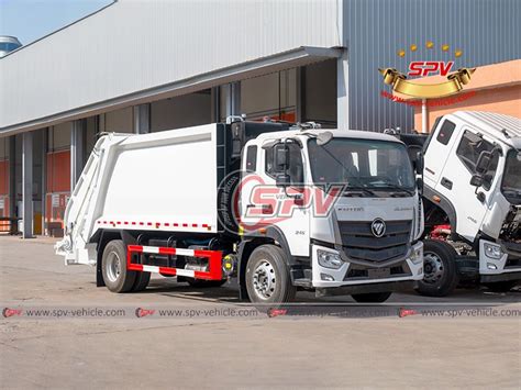 12 m³ Garbage Collection Truck, Trash Compactor Truck, Rear Loader ...