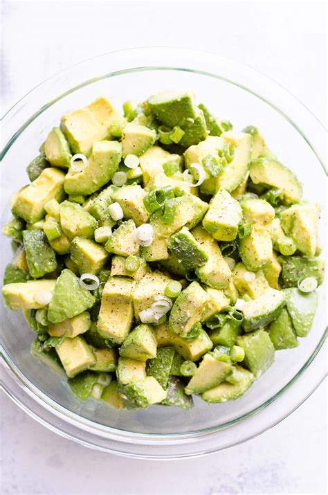 3 Ingredient Avocado Salad - iFOODreal.com