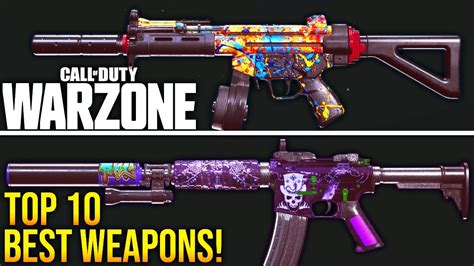 Call Of Duty Warzone Top 10 Best Weapons Setups To Use Warzone | Hot ...