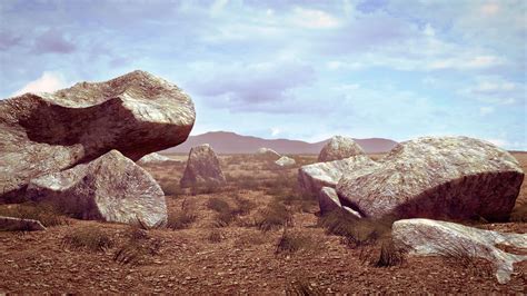 Rocky Terrain | Blender Internal Rendering