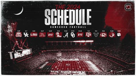 2024 SEC Football Schedule Release – University of South Carolina Athletics