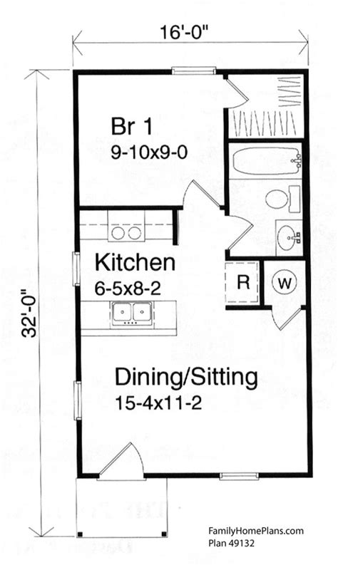 Small House 12X24 Tiny House Floor Plans - floorplans.click