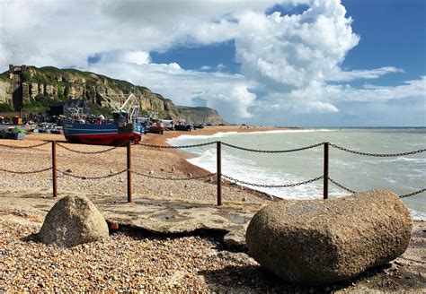 Hastings Beach Sussex by InspiredImages | Seaside towns, London beach, Beautiful beaches