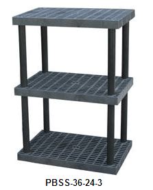 Plastic Bulk Shelving & Storage - Industrial Man Lifts