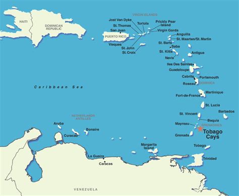 Star Clippers Cruise Tour Destinations: Tobago Cays, Grenadines