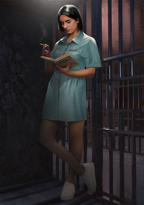 ArtStation - Woman in prison