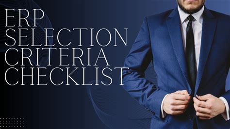 ERP Selection Criteria Checklist | BACS Consulting Group