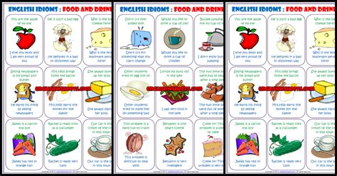 Idioms ESL Printable Worksheets and Exercises