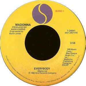 Madonna - Everybody (1982, Vinyl) | Discogs