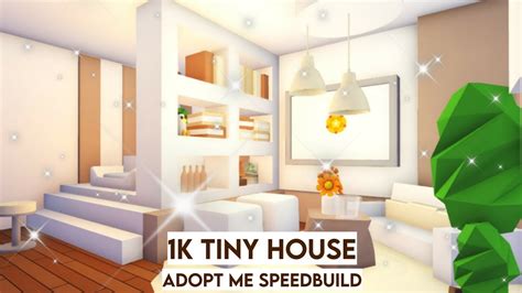 Adopt Me Tiny House Speed Build 1k | Adopt Me Speed Build + House Tour ...