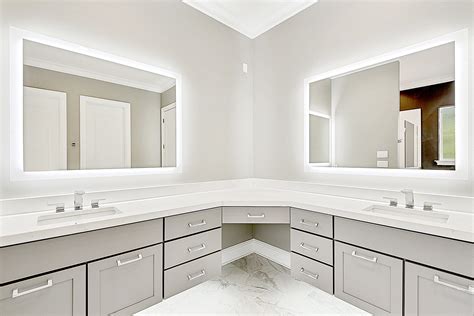 Side-Lighted LED Bathroom Vanity Mirror: 60" x 40" - Rectangular – Mirrors and Marble
