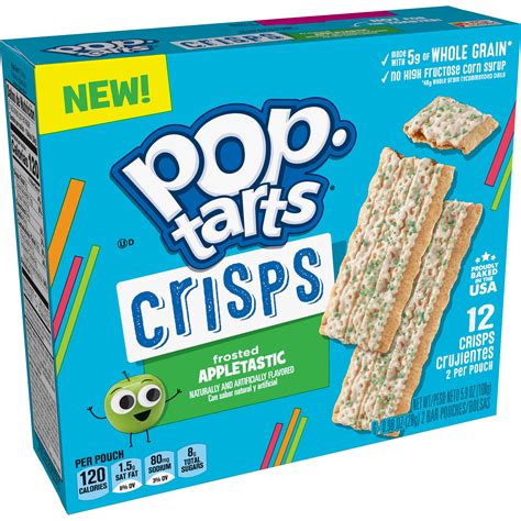 Pop-Tarts Baked Snack Bars, Frosted Appletastic, 12 Ct, 5.9 Oz, Box - Walmart.com