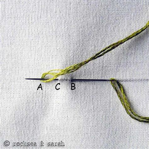 How to do the Split Stitch - Sarah's Hand Embroidery Tutorials