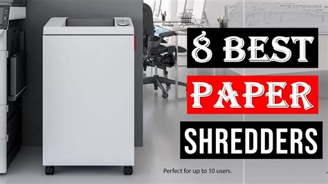 Best Paper Shredders 2023 | Top 8 Best Paper Shredder - Reviews - YouTube