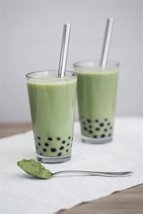 HEMMAGJORD MATCHA BOBA TEA! (MATCHA BUBBLE TEA RECEPT) - Bobatea