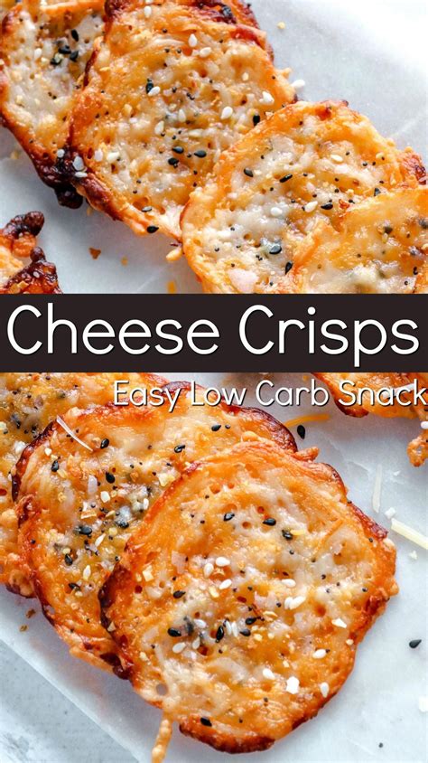 Cheese Crisps *LOW CARB in 2020 | Healthy snacks easy, Easy low carb snacks, Healthy snacks recipes