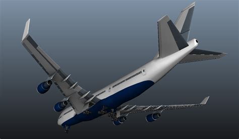 Boeing 747 3D Model - Realtime - 3D Models World