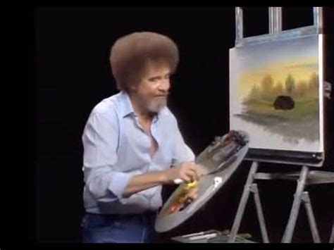 Bob Ross Palette Knife Mixing Paint - YouTube