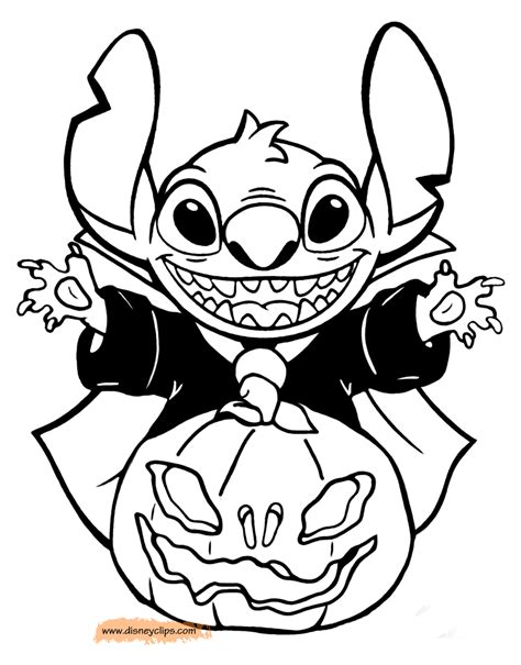 Disney Halloween Coloring Pages (6) | Disneyclips.com