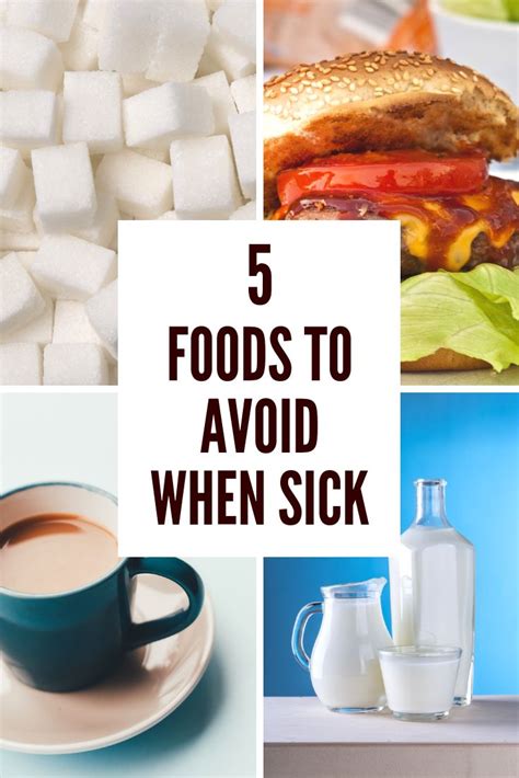 5 Foods You Should Definitely Avoid When Sick | Food when sick, Eat ...