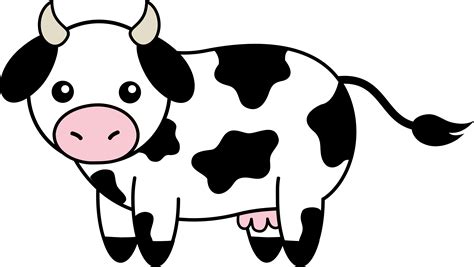 cow clipart transparent background - Clip Art Library