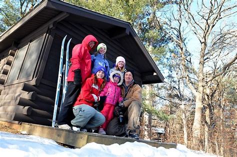 Winter cabin camping, Wild River Sate Park | State park cabins, Winter ...