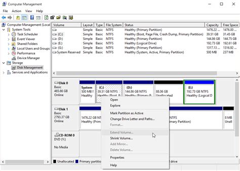 Windows 10 Disk Management - The Built-in Disk Partition Manager