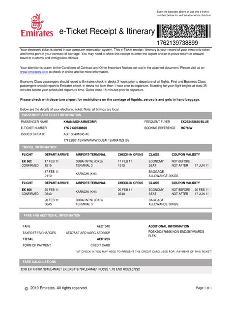 Flight Ticket Pdf Download - Fill Online, Printable, Fillable, Blank | pdfFiller