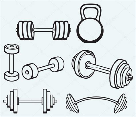 Dumbbell Cartoon Drawing - Dumbbells Clipart Body Building, Dumbbells ...