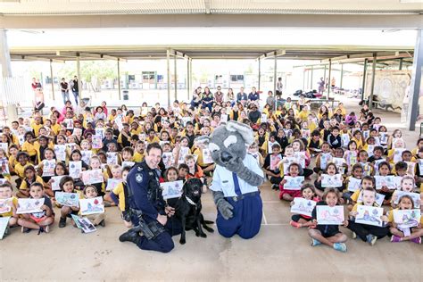 Constable Clancy visits local schools - Mount Isa