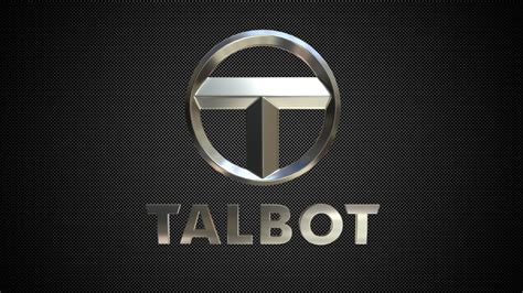 talbot logo 3D model OBJ 3DS FBX C4D LWO MA