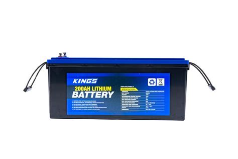 Kings 12V 200Ah Deep Cycle Lithium LiFePO4 Battery | Quality integrated ...