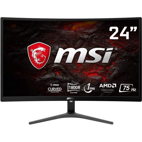 Msi Optix G241vc 24full Hd 75hz Freesync Curved Gaming Monitor Easypc | Images and Photos finder