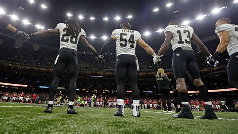 Saints, Falcons jointly hold their own unique pre-game demonstration