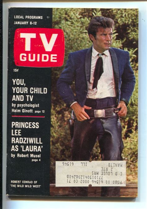 TV Guide 1/6/1968-Wild Wild West-Robert Conrad cover-Eastern Illinois ...