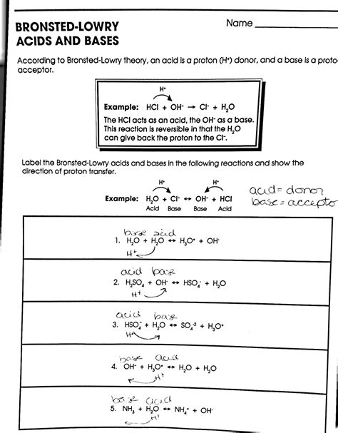 SOLUTION: Acids and bases worksheet - Studypool - Worksheets Library