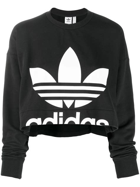 Adidas Logo Print Sweatshirt | Farfetch.com Sweater Season, Ethical ...