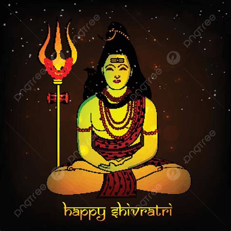 Hindu Festival Shivratri Background Hinduism Pray Mahashivratri Vector, Hinduism, Pray ...