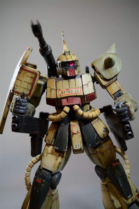 Painted Build: MG 1/100 Zaku Cannon + Weathering - Gundam Kits Collection News and Reviews