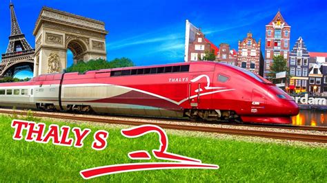 Traveling from Paris to Amsterdam on the Thalys Train - YouTube