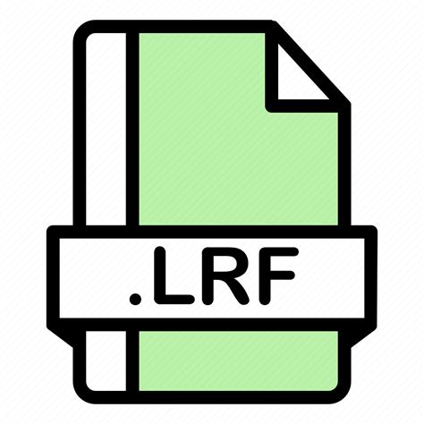 Lrf, file, format, extension, document icon - Download on Iconfinder