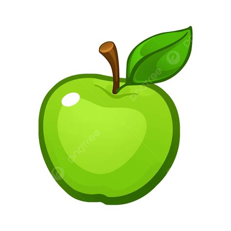 Apple Fruit Clipart Hd PNG, Green Apple Fruit, Green, Apple, Fruit PNG Image For Free Download