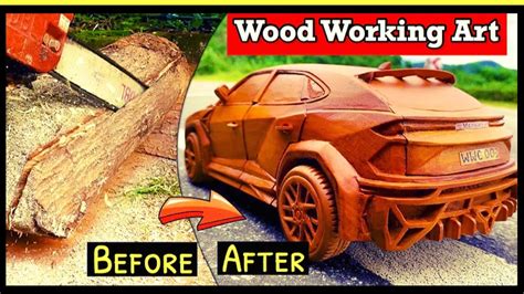 Wood Carving || How to make Toyota C-HR Hybrid 2020 || Woodworking DIY || YouTube Creative ...