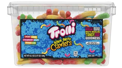 Trolli Sour Gummy Worms Nutrition Facts