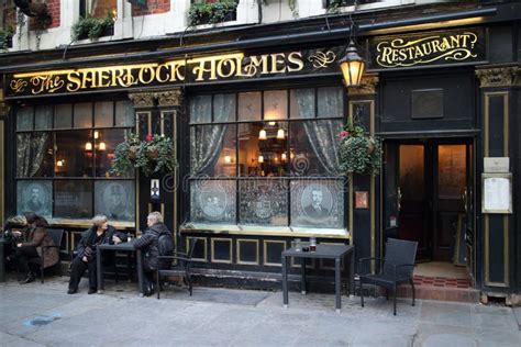 Sherlock Holmes Pub editorial stock photo. Image of culture - 49790898