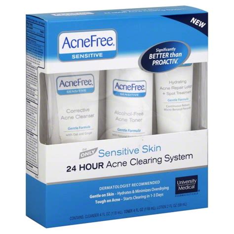 Acnefree 24 Hour Acne Clearing System Sensitive Skin 1.0 Ea. (Quantity ...