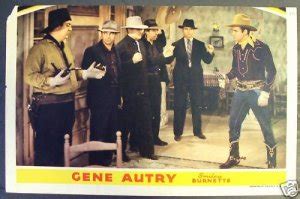 GENE AUTRY Smiley Burnette ORIGINAL Lobby Card WESTERN