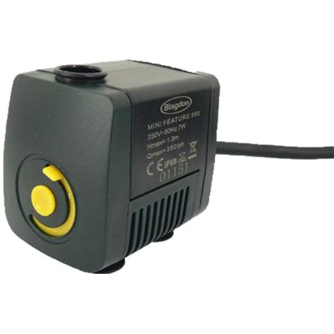 Blagdon Mini Pond Outdoor Pump 550 – Pets R Us