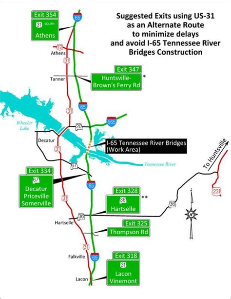 Interstate 65 traffic expected to slow down when work starts on Tennessee River bridges | AL.com