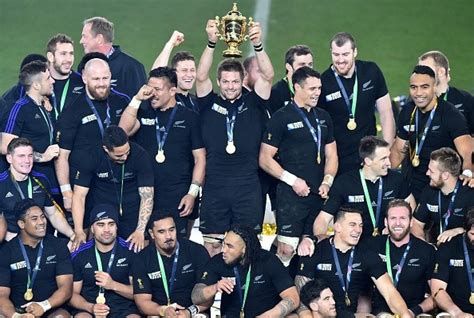 Rugby World Cup: New Zealand beat Australia 34-17 to become first defending champions to retain ...